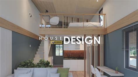Small House Design With Loft Modern Loft House 400m X 700m 41 Sqm