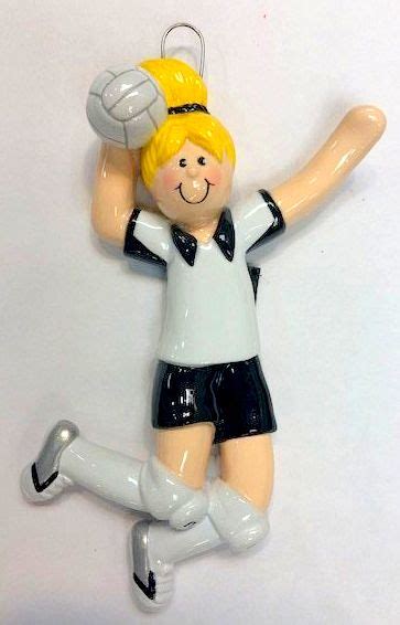 Volleyball Girl Ornament Blonde Winterwood Gift Christmas Shoppes