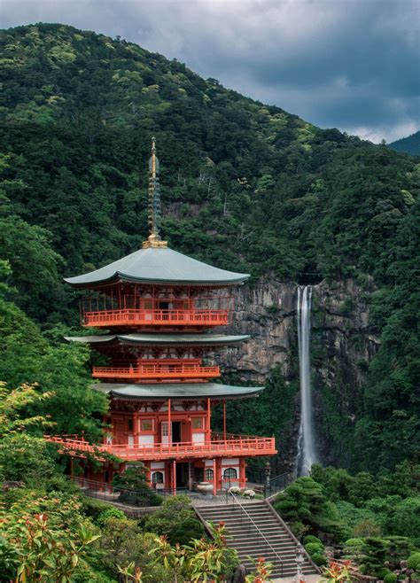 Inefekt69“nachi Falls Wakayama Japan” Japan Temple Japan Japan