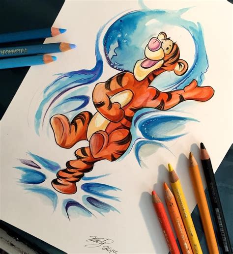 71 Tigger By Lucky978 On DeviantArt Disney Art Drawings Cartoon