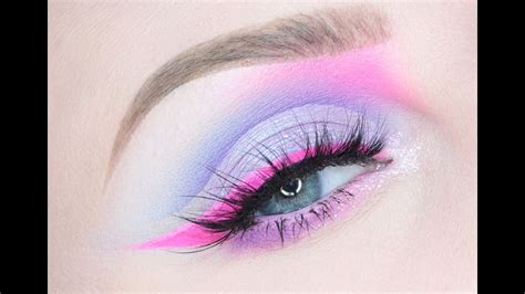 Cotton Candy Inspired Makeup Look Ft Sugarpill Beccaboo Youtube