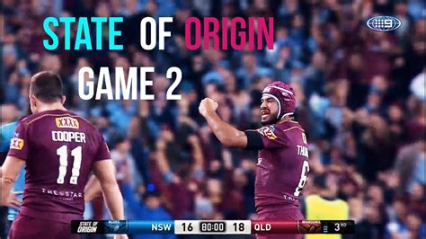 Under the pump, the maroons are taking a gamble. State Of Origin 2017 - Game 2 HIGHLIGHTS! - YouTube