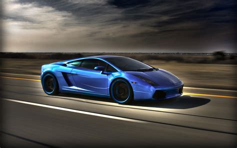 Blue Cars Lamborghini Lamborghini Gallardo