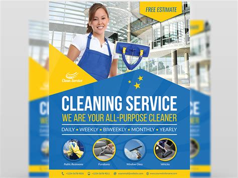 Flyers For Cleaning Business Templates
