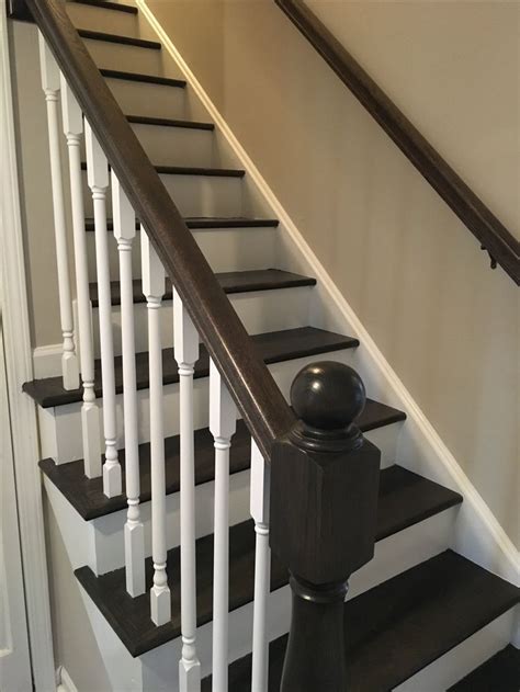 Picture Perfect Stairs Are Done Stain Is A Combination Of Classic Gray
