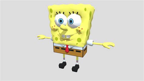 Spongebob Download Free 3d Model By Mohdakmalmahyudin Bc6ab1e