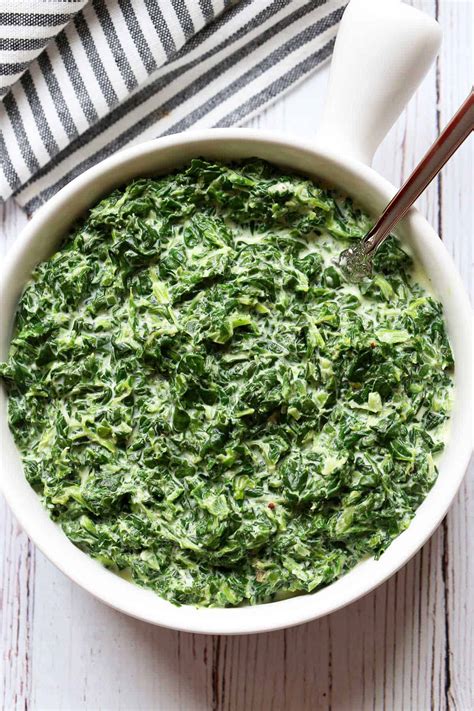 Creamed Spinach Recipe With Frozen And Cream Cheese Dandk Organizer