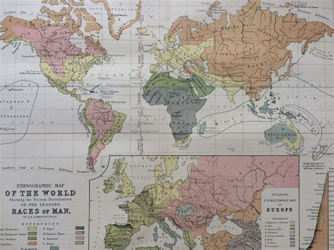 Antique World Map Antique Map Vintage World Maps Physical Geography