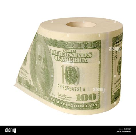 Money Toilet Paper Roll Stock Photo Alamy