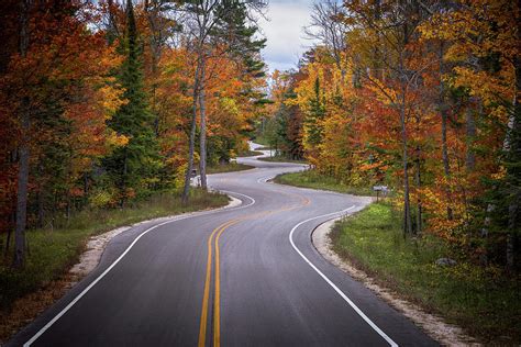 Door County Curvy Road Highway 42 Photograph By Neal G Pixels