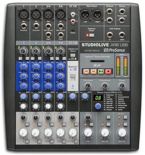 PreSonus StudioLive AR8 USB Mixer, 8-Channel | zZounds