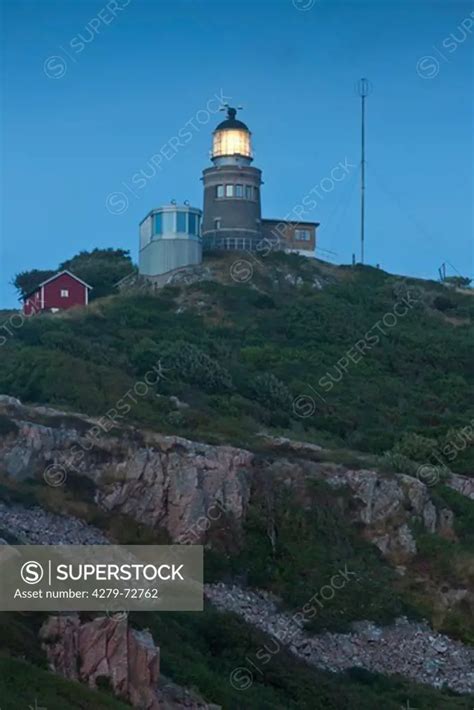 Kullen Lighthouse Kullaberg Peninsula Scania Sweden SuperStock