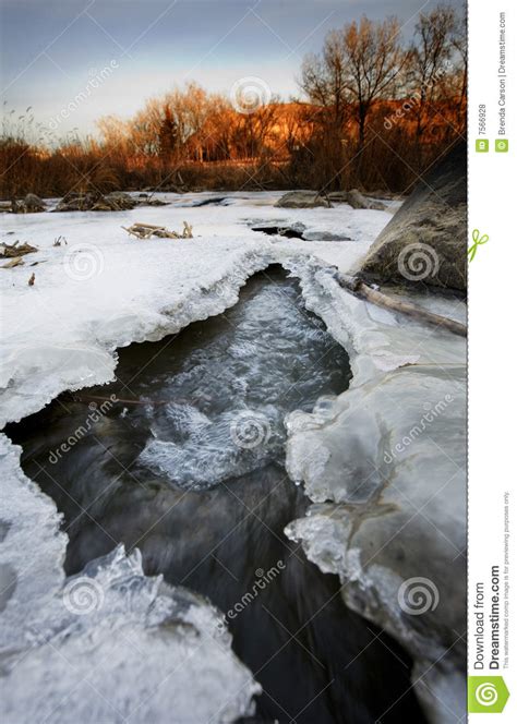 November Ice Stock Photo Image Of Freeze Medicine Coulee 7566928