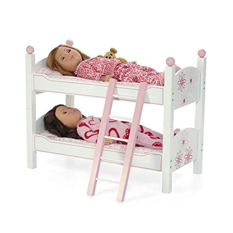 Emily Rose Doll Bunk Bed 18 Inch Doll Furniture Mini Baby Doll
