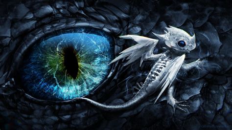 Black And Blue Dragon Wallpapers Wallpaper Cave