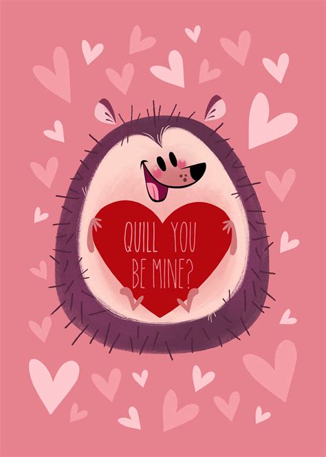 Free printable valentine's day cards!! Valentine's Day Card on Behance