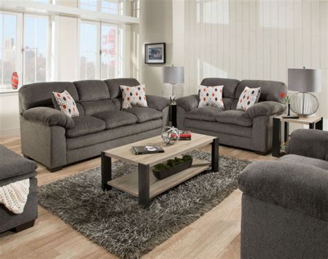 We offer modern couches for sale in a variety of shades, materials, and shapes. Albany Sofa & Loveseat Collection - Sofas and Loveseats - Living Rooms | American Freight ...