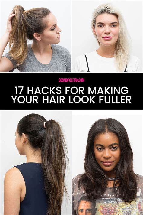 17 Hacks Thatll Make Your Hair Look So Much Fuller And Thicker Cosmopolitan Middle East