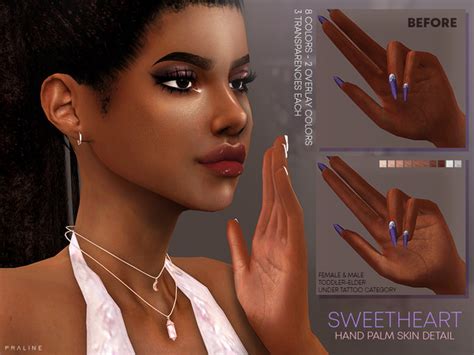Sweetheart Hand Palms Skin Detail By Pralinesims At Tsr Sims 4 Updates