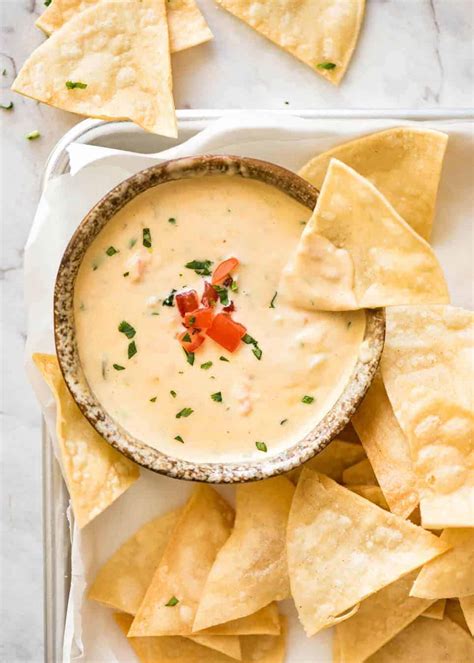 Life Changing Queso Dip Mexican Cheese Dip Recipetin Eats