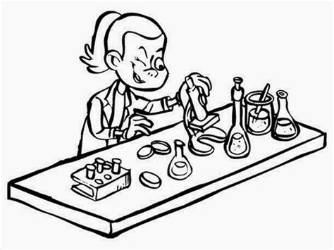 Mad Scientist Coloring Page At Getcolorings Free Printable