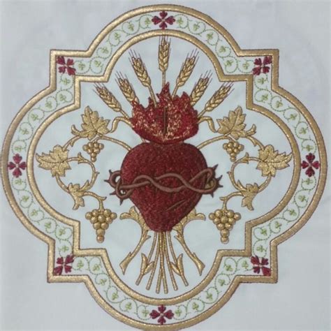 Image Result For The Sacred Heart Of Jesus Vestment Símbolos Cristãos