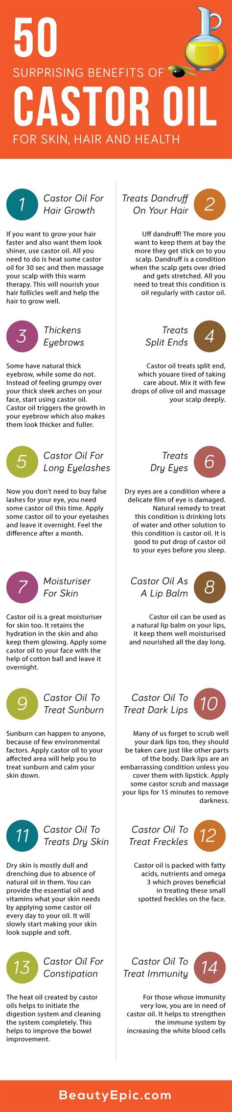 50 Surprising Uses And Benefits Of Castor Oil For Skin Hair And Health