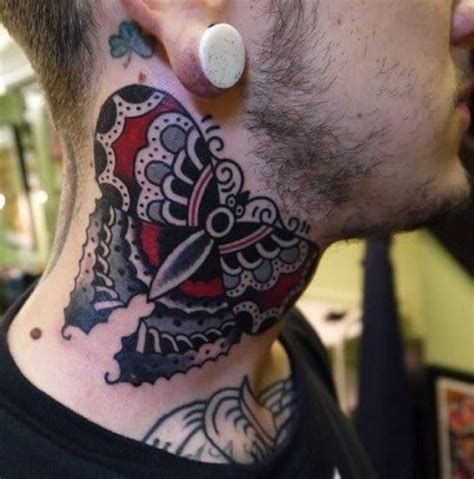 Neck Tattoo Cuello Tatuaje Tradicional Tradi Traditional Tattooer