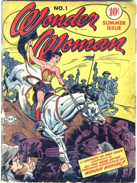 Wonder Woman Vol 1 Issue 1 Published In June 1942 Cover Art By