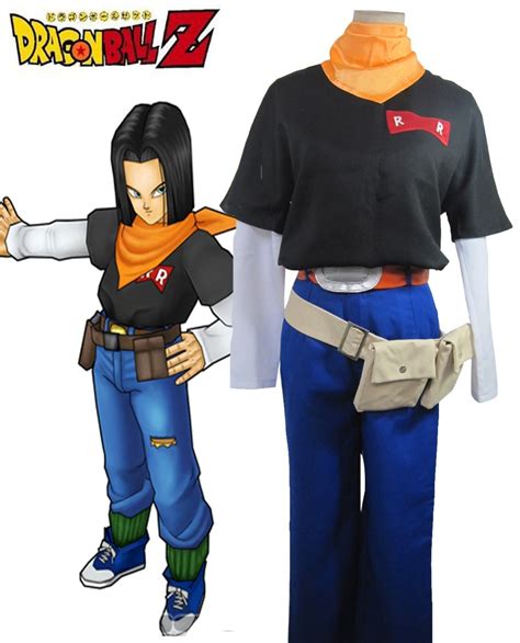 Character subpage for androids 17 and 18. Dragon Ball Z Android 17 Lapis Cosplay Costume Anime ...