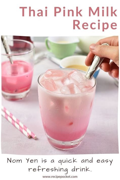 Pink Milk Thai Nom Yen Artofit