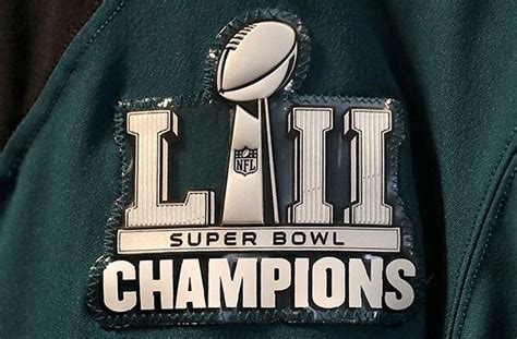 2018 Nfl Super Bowl 52 Lii Patch Philadelphia Eagles New England