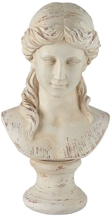 Kensington Hill Classic Greek 17 12 High Antique White Bust Sculpture