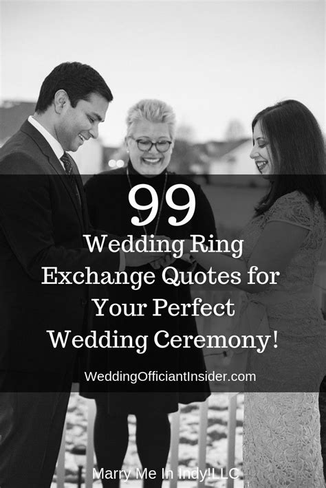 99 Wedding Ring Exchange Quotes - Your Perfect Wedding Ceremony Script