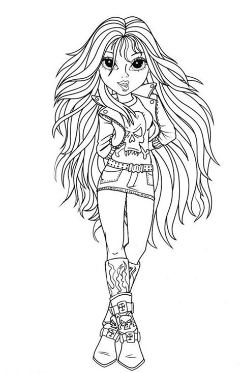 Moxie Girlz Coloring Pages 6 Coloring Kids