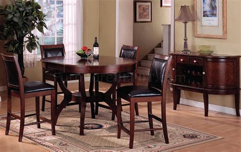 We did not find results for: Dark Cherry 5Pc Modern Pub Dining Table Set w/Optional Server