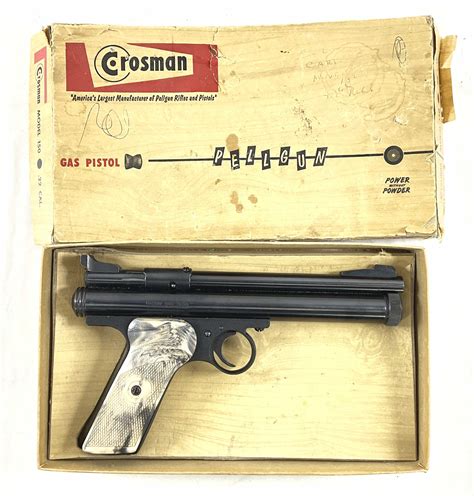 Lot Crossman Model 150 22 Cal CO2 Pellgun Gas Pistol