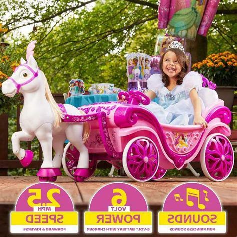 Disney Princess Royal Horse And Carriage Girls 6v