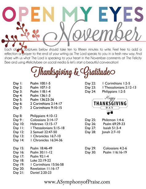 Click Here To Download Your November Scripture Writing Plan Scripture