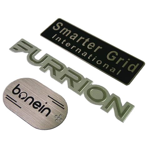 Arc Gold Metal Enamel Self Adhesive Nameplates Gowin Ts Coltd