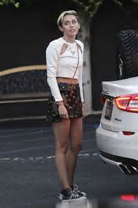 Miley Cyrus In A Asian Printed Mini Skirt 19 Gotceleb
