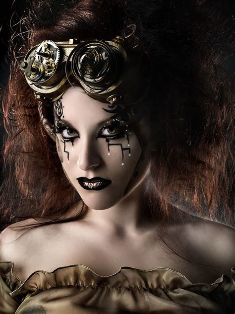 Makeup And Goggles Steampunk Photography Steampunk Makeup Steampunk