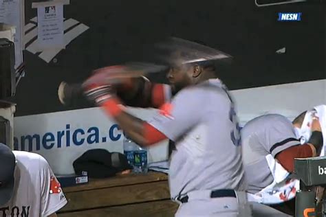 Total Pro Sports David Ortiz Smashes Dugout Phone To Pieces With A Bat Gets Ejected Videos