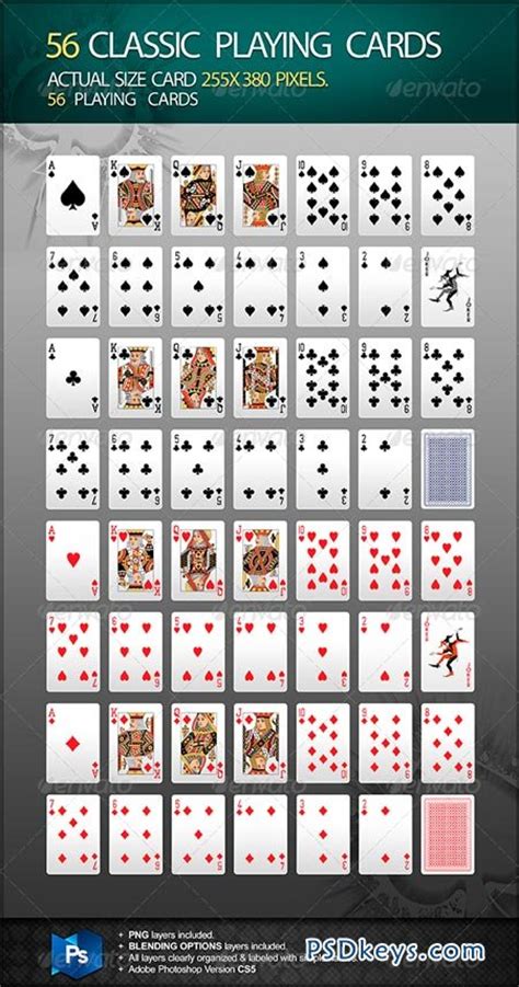 Dec 20, 2019 · for an mtg card size template that you can use yourself to create completely custom cards, magiccube has got your covered. 56 Classic Playing Cards 6635594 » Free Download Photoshop Vector Stock image Via Torrent ...