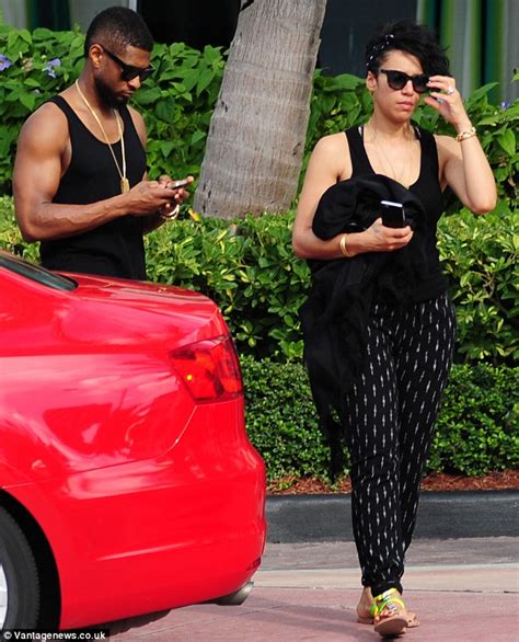 Usher Enjoys Low Key Engagement To Longtime Girlfriend Grace Miguel