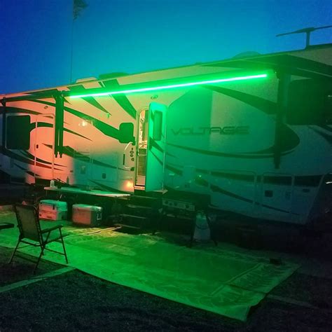 Rv Awning Camper 12ft Rgbww Color Changing Led Strip Light Kit Dual