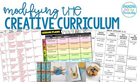Modifying The Creative Curriculum For My Self Contained Classroom