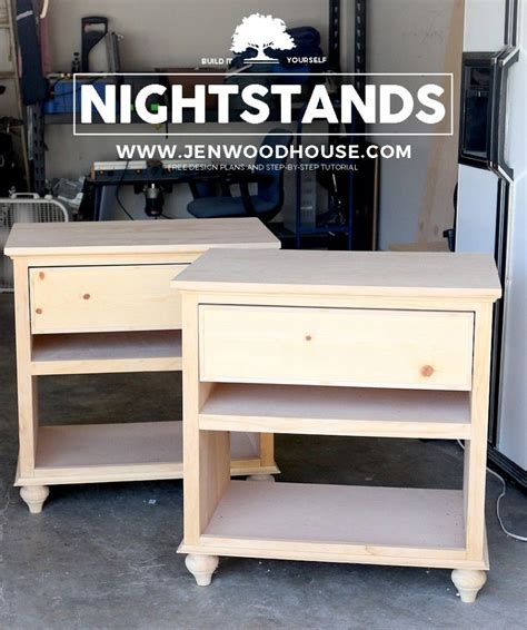 How To Build Diy Nightstand Bedside Tables Diy Nightstand Diy