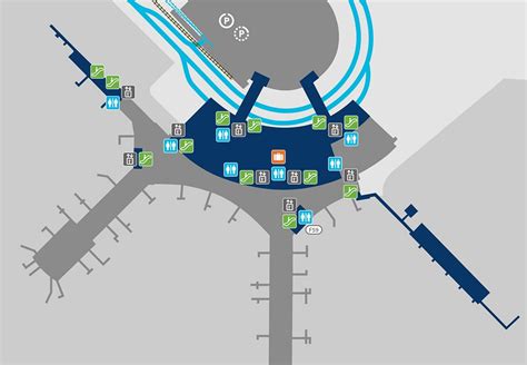 Toronto Airport Map Terminal 3 And 1 Pearson Airport Maps Pearson Airport