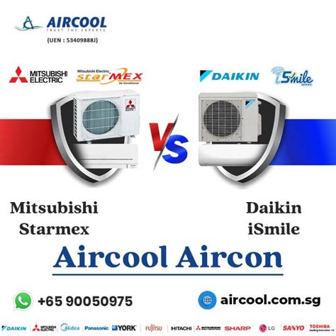 Mitsubishi Starmex Vs Daikin Ismile Aircool Aircon